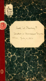 Oration of Col. Theo. P. Cook, in Chancellor square, Utica, July 4, 1870_cover