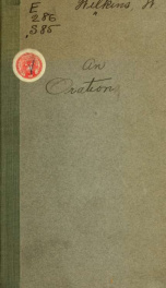 An oration_cover