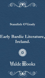 Early Bardic Literature, Ireland._cover