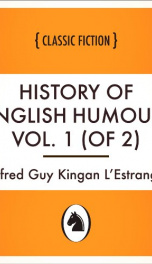 History of English Humour, Vol. 1 (of 2)_cover