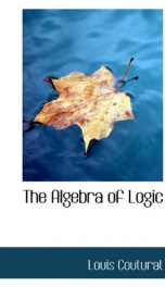 The Algebra of Logic_cover