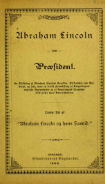 Abraham Lincoln og hans Samtid_cover