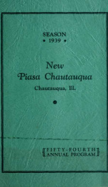 New Piasa Chautauqua: Fifty-fourth annual program_cover