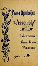 Program of the seventeeth annual session of the Piasa Chautauqua Assembly_cover