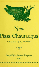 New Piasa Chautauqua: sixty-fifth annual program 1950_cover