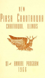 New Piasa Chautauqua: 81st annual program, 1966_cover