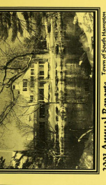 Annual report of the Town of South Hampton, New Hampshire_cover