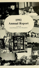 Annual report of the Town of South Hampton, New Hampshire_cover