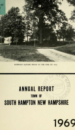 Annual report of the Town of South Hampton, New Hampshire_cover