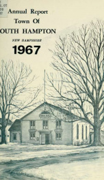 Annual report of the Town of South Hampton, New Hampshire_cover