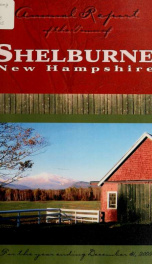 Town of Shelburne, New Hampshire annual report_cover