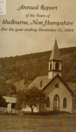 Town of Shelburne, New Hampshire annual report_cover