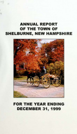 Town of Shelburne, New Hampshire annual report_cover