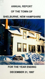 Town of Shelburne, New Hampshire annual report_cover