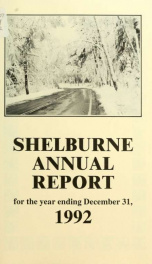 Town of Shelburne, New Hampshire annual report_cover