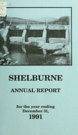 Town of Shelburne, New Hampshire annual report_cover