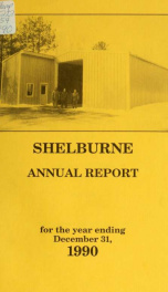 Town of Shelburne, New Hampshire annual report_cover