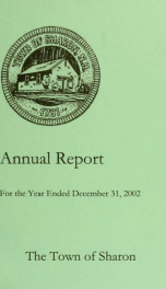 Annual reports of the Town of Sharon, New Hampshire_cover