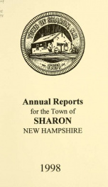 Annual reports of the Town of Sharon, New Hampshire_cover