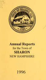 Annual reports of the Town of Sharon, New Hampshire_cover