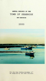 Annual reports of the Town of Seabrook, New Hampshire_cover