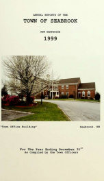 Annual reports of the Town of Seabrook, New Hampshire_cover