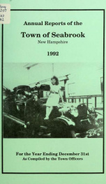 Annual reports of the Town of Seabrook, New Hampshire_cover