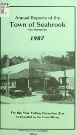 Annual reports of the Town of Seabrook, New Hampshire_cover