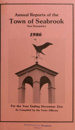 Annual reports of the Town of Seabrook, New Hampshire_cover