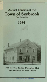 Annual reports of the Town of Seabrook, New Hampshire_cover