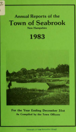 Annual reports of the Town of Seabrook, New Hampshire_cover