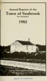 Annual reports of the Town of Seabrook, New Hampshire_cover