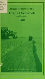 Annual reports of the Town of Seabrook, New Hampshire_cover