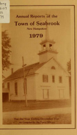 Annual reports of the Town of Seabrook, New Hampshire_cover