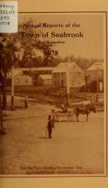 Annual reports of the Town of Seabrook, New Hampshire_cover