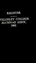 Register of the Wellesley College Alumnae Association_cover