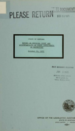 Report on physical count and accountability of state investments in securities, October 31, 1971_cover