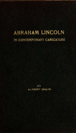Abraham Lincoln in contemporary caricature_cover