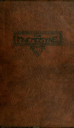 Mnemosyne : the yearbook of Huntington College_cover