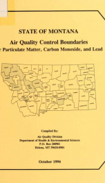 Air quality control boundaries for particulate matter, carbon monoxide, and lead_cover