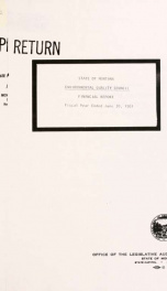 State of Montana, Environmental Quality Council financial report : fiscal year ended June 30, 1981_cover