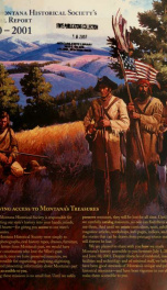 The Montana Historical Society's annual report.._cover