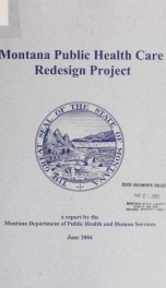 Montana public health care redesign project_cover