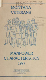 Montana veterans manpower characteristics, 1978_cover