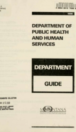 Department of Public Health and Human Services department guide_cover