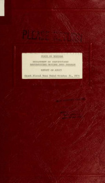 Department of Institutions Southwestern Montana Drug Program : report on audit : grant fiscal year ended October 31, 1974_cover