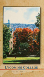 Lycoming College catalog_cover