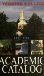 Lycoming College catalog_cover