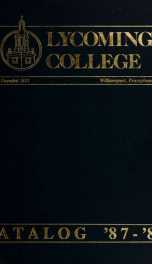 Lycoming College catalog_cover