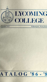 Lycoming College catalog_cover